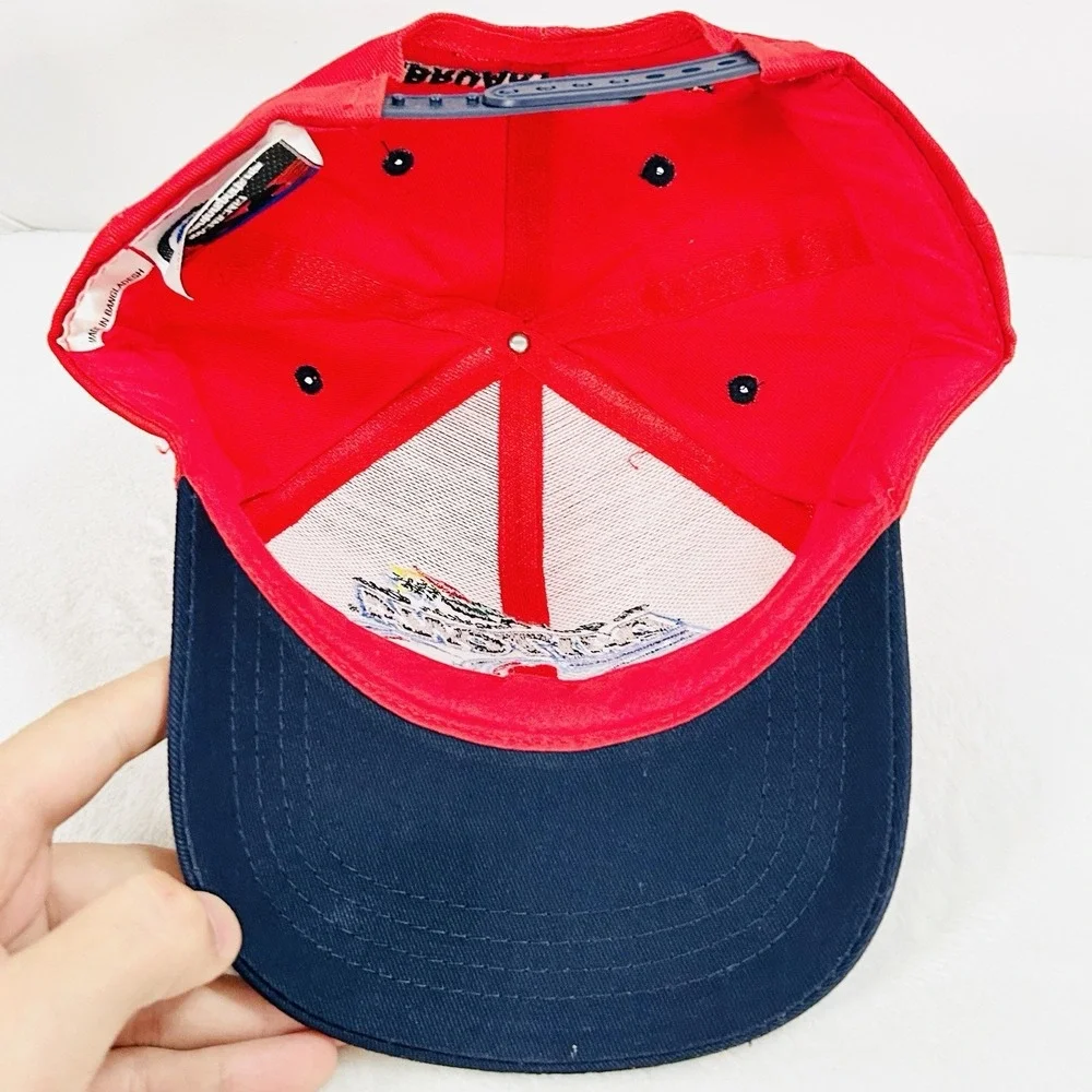 NASCAR Daytona 500 2001 Vintage 2-Tone Hat‎ Cap Snapback Adjustable Red Racing
